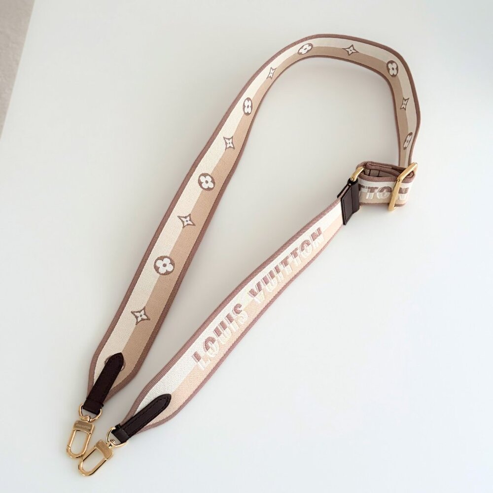NEW Louis Vuitton Bandoulière Strap - LV Jacquard Crossbody Shoulder Strap - Picture 3 of 4